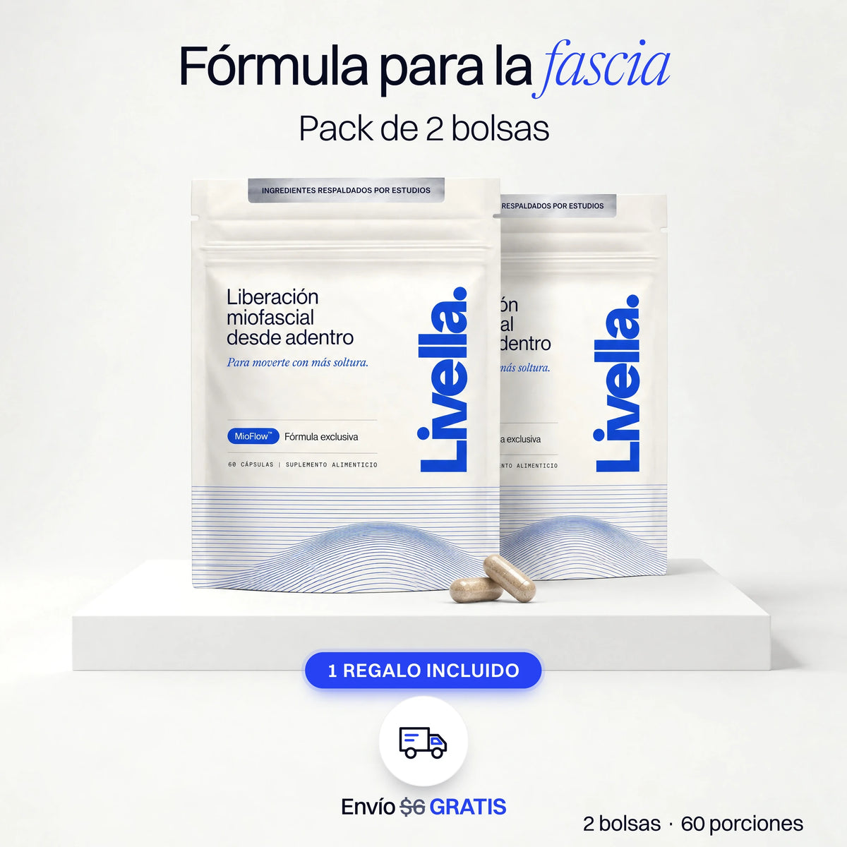 Pack de 2 bolsas con envío gratis